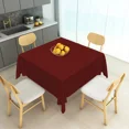 thumbnail image 6 of Tchckioa Dark Maroon Tablecloth for Restaurant Wedding Decor,52x52 Inch Square Stain Proof Table Cloth Cover, 6 of 6