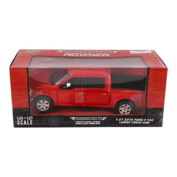 2019 Ford F-150 Lariat Crew Cab, Red - Showcasts 71363R - 1/27 Scale Diecast Model Car