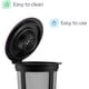 thumbnail image 3 of K Cup reutilizable negro K Cup reutilizable compatible con Keurig K-Classic K Cup reutilizable para cafeteras Keurig, 3 of 6