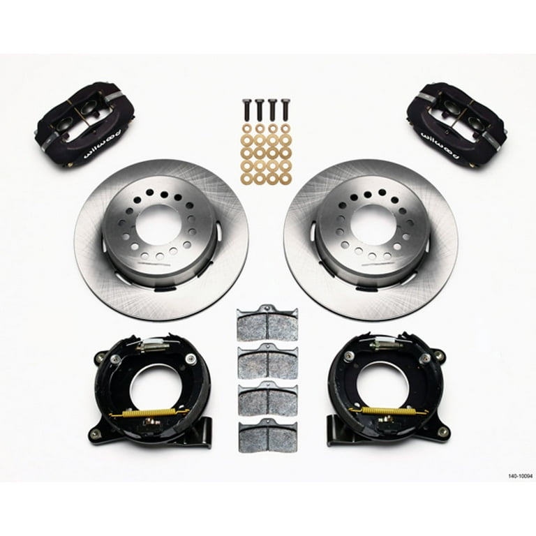 Wilwood 63-87 GM C10 P/U Rear Brake Kit Black Caliper Wilwood 63-87 GM C10 P/U Rear Brake Kit Black Caliper