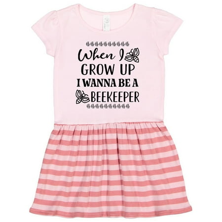 

Inktastic Future Beekeeper Honey Bee Gift Toddler Girl Dress