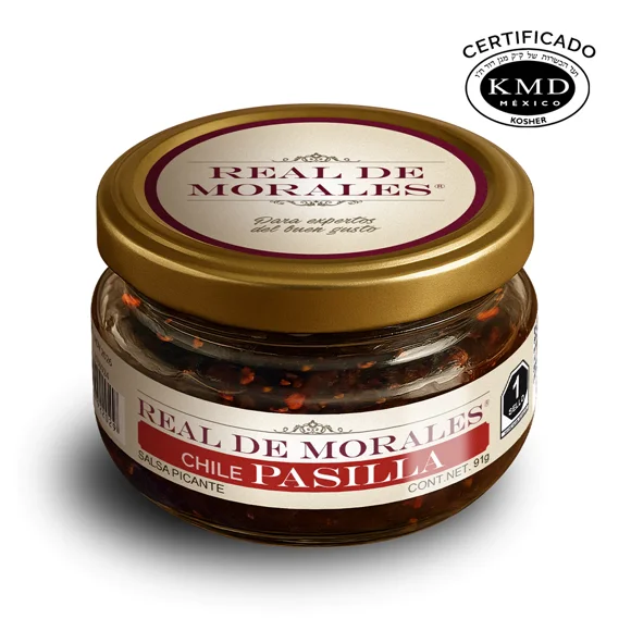 Salsa Chile Pasilla Real De Morales 91 G