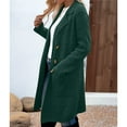 thumbnail image 4 of Women Fall Long Cardigan Sweater Trendy Knit Jacket Coat Dressy Blazer Coatigan Green XXL, 4 of 7