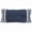 Blue, variant on Blue Braided Stripe Macrame Fringe Lumbar Pillow