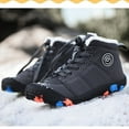 thumbnail image 4 of Kids' $10 Under Kids Snow Boots Water Resistant Warm Inside Boys Girls Hiking Boots Cold Weather Non Slip Winter Boot Save Big, 4 of 9