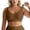 Coffee, variant on Wireless Bras for Women Plus Size 40 -46, Full Coverage T Shirt Unlined Seamless Mesh Bra with Underwire for Heavy
