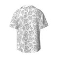 thumbnail image 4 of Goofa Snake Printed Men's Casual Short-sleeved Shirt,Lightweight Breathable Button-down,Summer Casual men's top,Versatile Fashion shirt-3X-Large, 4 of 7