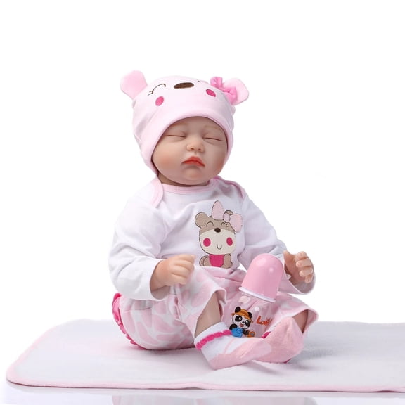 55cm Reborn Baby Girl Boy Doll Lifelike Princess Silicone Vinyl Newborn Babies Doll Kids Playmates Birthday Gift Christmas Toy