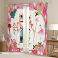 thumbnail image 3 of Castle Fairy Xmas Nutcracker Black Out Curtains,Geometric Plaid Curtains Pack of 2 (42x63 Each),Dance Ballet Bedroom Curtains,Ultra Soft Merry Christmas Home Decor, 3 of 6