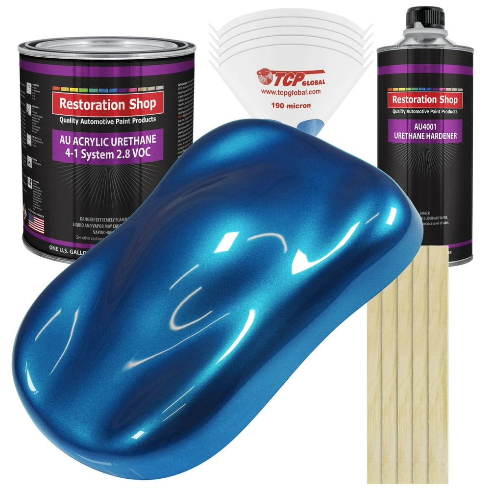 Restoration Shop Viper Blue Pearl Acrylic Urethane Auto Paint Complete