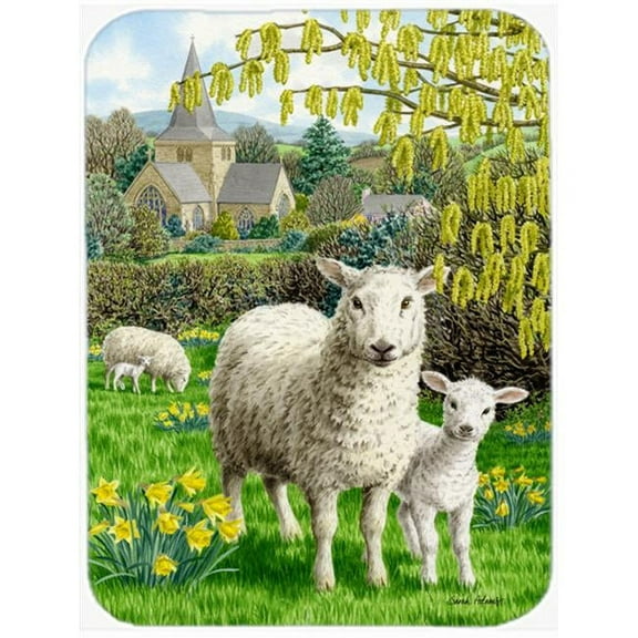 Sheep Glass Cutting Board- Large
