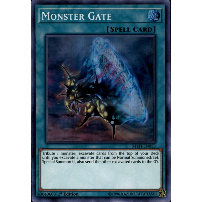 YuGiOh Mystic Fighters Super Rare Monster Gate MYFI-EN053