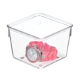 thumbnail image 4 of iDesign Plastic Drawer Organizer Bin - Set of 6 - Clear, 4 of 8