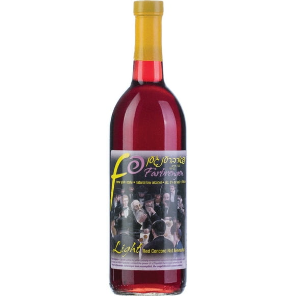 Vino Tinto Extra Kosher Farbrengen Light Red Concord USA