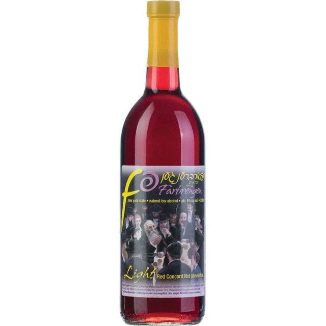Vino Tinto Extra Kosher Farbrengen Light Red Concord USA