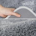thumbnail image 5 of Walensee Bathroom Rug Non Slip Bath Mat (16 x 24, Hunter Green) Water Absorbent Soft Microfiber Shaggy Mat Machine Washable Bath Rug Thick Plush Rugs for Shower, 5 of 9