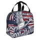 thumbnail image 2 of Disketp Mallard Duck With American Flag for Insulated Lunch Bag for Women and Men, Perfect for Work, Hiking, Picnic, 2 of 8