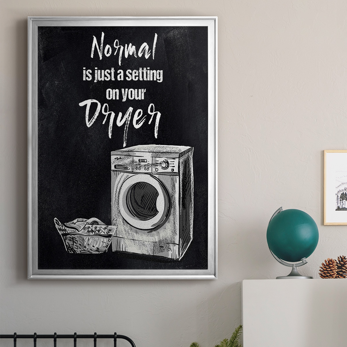 Normal Is Just A Setting Premium Framed Print - Ready to Hang