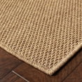 thumbnail image 3 of 2' X 4' Tan Stain Resistant Indoor Outdoor Area Rug, 3 of 5