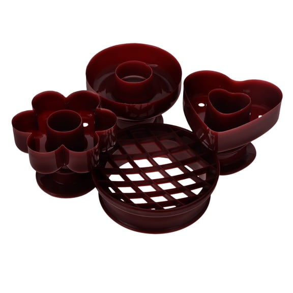 unbranded 4Ud Para Pan Dulces Donuts De Plástico Accesorios De Cocina Reutilizables Y Prácticos