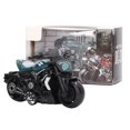 thumbnail image 2 of Alloy Motorcycle Model, Simulation Motorcycle Toy Bottom Double Wheel   For 3+ Years Old For Outdoor Dark Green, 2 of 8