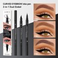 thumbnail image 6 of Waterproof Double-Ended Eyebrow Pencil with Fine Tip and Blending Brush, Smudge-Proof and Long-Lasting, Natural Finish Brow Makeup, Travel-Friendly, 6 of 7