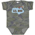 thumbnail image 3 of Inktastic Lil Bro Airplane Boys Pilot Brother Boys Baby Bodysuit, 3 of 5