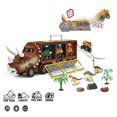 thumbnail image 2 of Niños Camión Contenedor De Dinosaurio Con Luces Y Música Modelo De Animal De Dinosaurio Coches De Almacenamiento Desmontable Inercial Tire Hacia Atrás Transportador De Juguetes Scienceny HA046822-03, 2 of 6