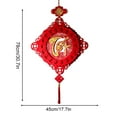 thumbnail image 3 of UYUH Vietnamese Lunar New Year Decorations 2025 | Traditional Red Ornaments for Home & Desk | Festival Door Hanging Set | Asian Spring Festival Decor | Reusable Tet Holiday Decorations, 3 of 8