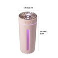 thumbnail image 2 of PureCasa Automatic Aroma Diffusers Quiet Vehicle Desktop Humidifiers for Bedroom Car Home Office, Mute USB Portable Humidifier Spray Aromatherapy Oil Diffusers 300ml Sprayer Mini Cup, 1PC, Pink, 2 of 8