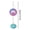 B, variant on Painted Hummingbird Wind Chime Feeder Pendant, Multi-Functional Outdoor Sunlight Refractor Hanging Decor, Weatherproof Hummingbird Nectar Feeder Wind Chime For Yard Patio Garden Landscape Ornament