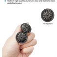 thumbnail image 2 of 2024 16pcs Black Cabinet Door Handle, Round Drawer Knobs, Single Hole Cupboard Handle, 2 of 4