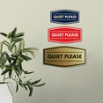 thumbnail image 6 of Signs ByLITA Fancy Quiet Please Sign (Blue) - Small, 6 of 8