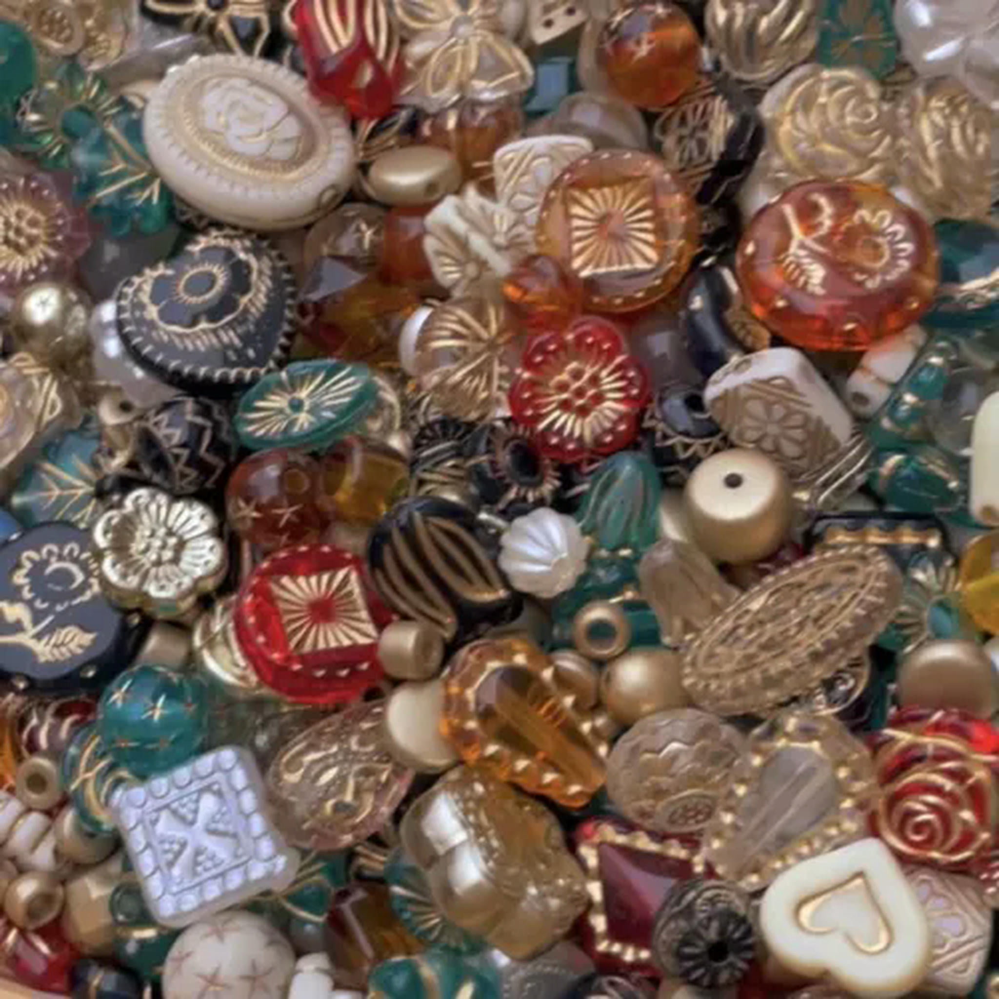 EOEMY Vintage Now Bulk Jewelry Bead Lot 130Pc All Brand New Untested 200+Mix And Match