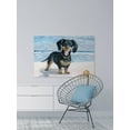 thumbnail image 4 of Parvez Taj Playful Dachshund Canvas Wall Art, 4 of 9