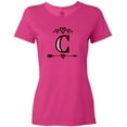 thumbnail image 3 of Inktastic Letter C Monogram Tribal Arrow Women's T-Shirt, 3 of 5
