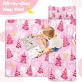 thumbnail image 4 of Pink Christmas Tree Toddler Nap Mats for Kids Preschool,50"x20" Sleeping Mat Bag or Kids,Toddler Sleeping Bag,Toddler Nap Mat or Daycare, 4 of 6