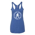 thumbnail image 2 of Wild Bobby Official Bigfoot Search Team Funny Sasquatch Pop Culture Women Tri-Blend Racerback Tank Top, 2 of 6