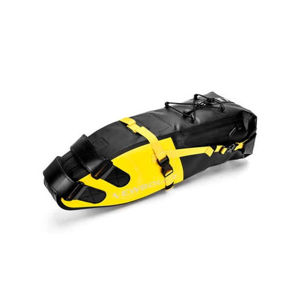 Soidarity Bolsa de sillín de bicicleta de tela Oxford NEWBOLER, portátil, desmontable, impermeable, de gran capacidad, para almacenamiento de Ciclismo Amarillo 13L