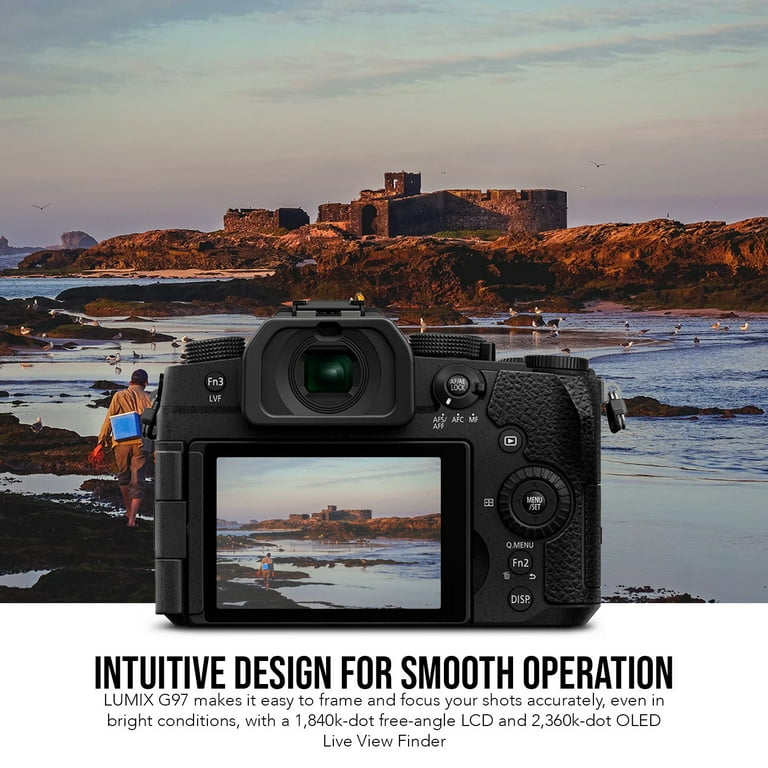 Panasonic LUMIX G97 Micro Four Thirds Mirrorless Camera (Black