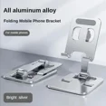 thumbnail image 3 of Soporte Universal de aleación de aluminio plegable para teléfono de escritorio, soporte de montaje para iPhone 12-16, soporte para teléfono móvil, tableta, soporte de Metal de escritorio, 3 of 5