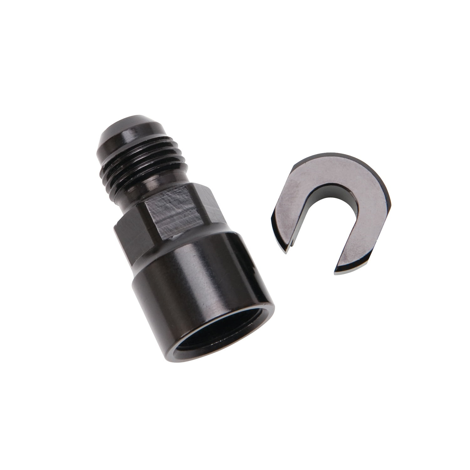 Edelbrock Russell 640000-6AN Female Swivel Coupler - Aluminum AN Fitting For Hose Connections