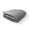 thumbnail image 5 of American Blanket Company Luster Loft Fold-over Infant Blanket Softest Gray 30in x 40in Unisex, 5 of 6