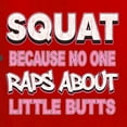 thumbnail image 5 of Wild Bobby Squat Because No One Raps About Little Butts Gym/Workout Unisex Graphic Hoodie Sweatshirt, Red, X-Large, 5 of 5