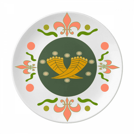 

painting japanese culture Flower Ceramics Plate Tableware Dinner Dish