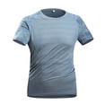 thumbnail image 4 of Yaoyar Men's Athletic T-Shirt, Moisture Wicking Workout Tee, Quick Dry Gym Top, Casual Running Fitness Shirt, 4 of 5