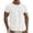 #White, variant on DPTALR Men's Solid Color Casual Sports Round Neck Short Sleeve T-shirt,Green, XXXL
