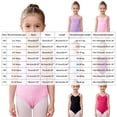 thumbnail image 3 of Girls Camisole Dance Leotard with Ruched V-Neck,Sleeveless Ballet Bodysuit, 3 of 5