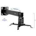 thumbnail image 2 of Support de Projecteur Mural et Plafond Réglable Universel, Longueur de Projection Extensible, Noir, MOUNT-VP06B, 2 of 5