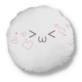 thumbnail image 1 of Face Love You Expression Round Throw Pillow Home Decoration Cushion, 1 of 3
